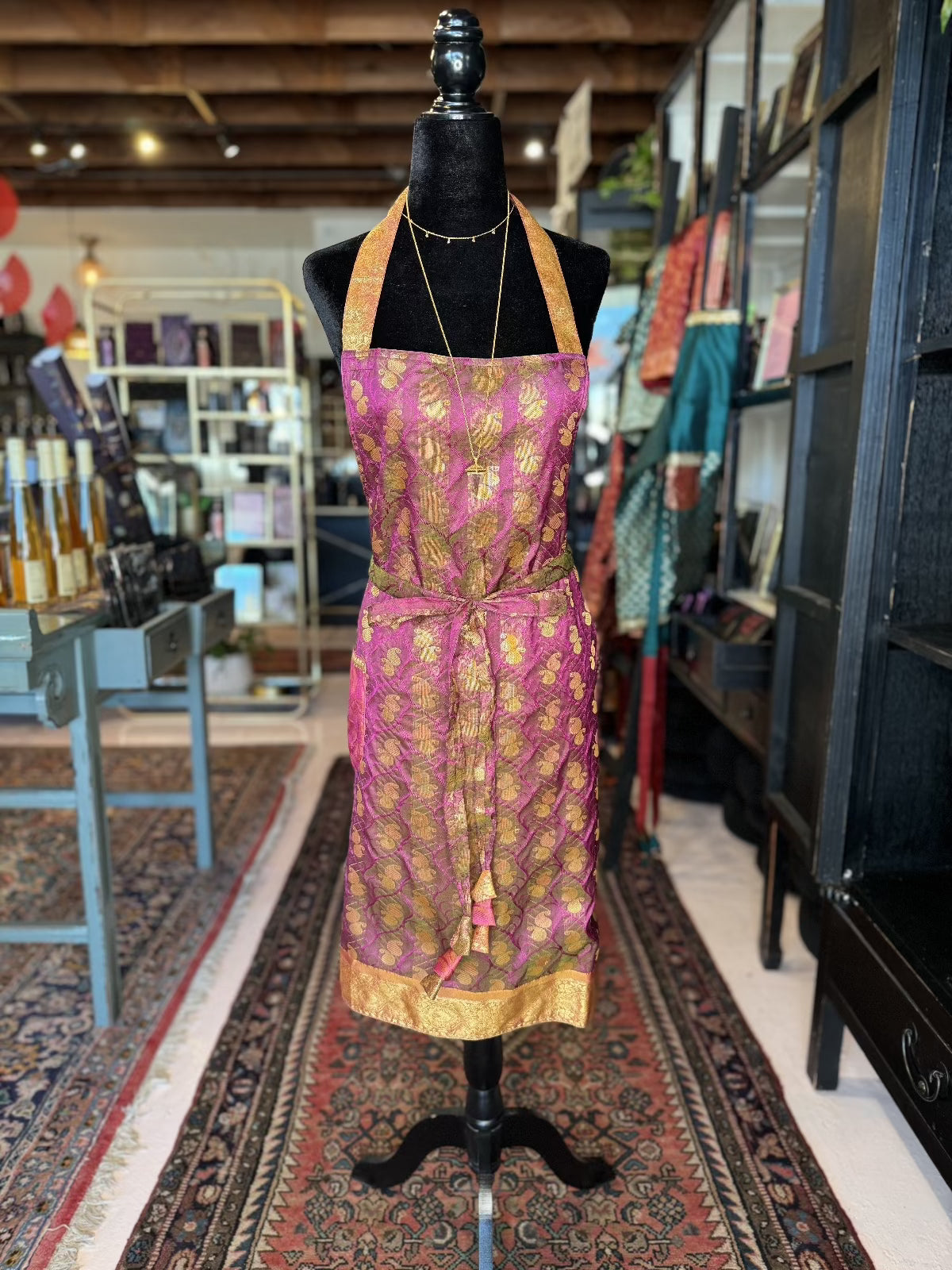 Fancy &amp; Adorned Handmade Sari Aprons