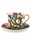 Creatures of Curiosity - Floral Serpent Teacup and Saucer - Magic Hour