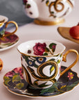 Creatures of Curiosity - Floral Serpent Teacup and Saucer - Magic Hour