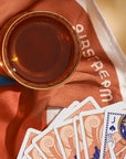 Top down up close fireside chai herbal loose leaf tea steeped