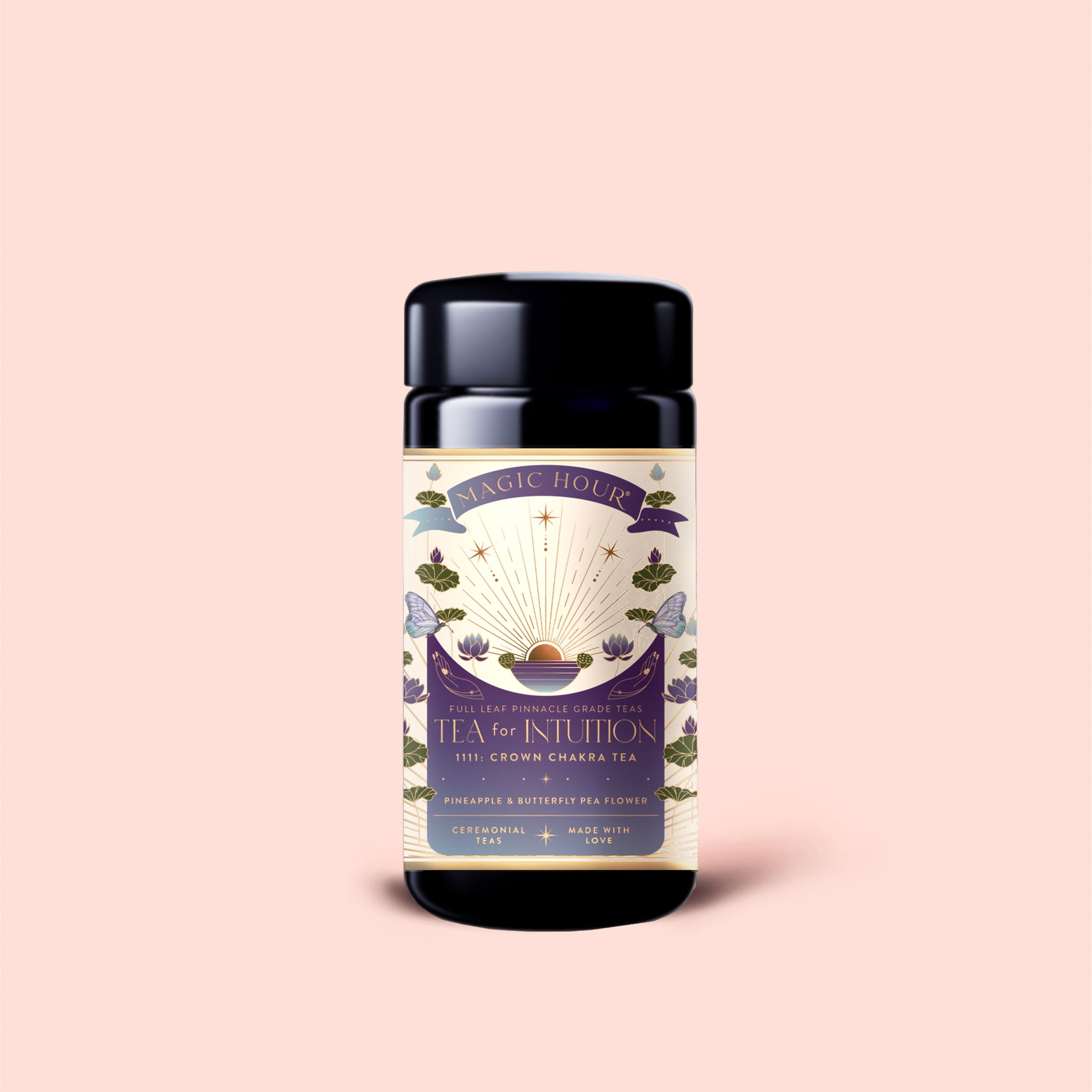 Tea for Intuition: 1111: Pineapple & Butterfly Pea Flower Herbal