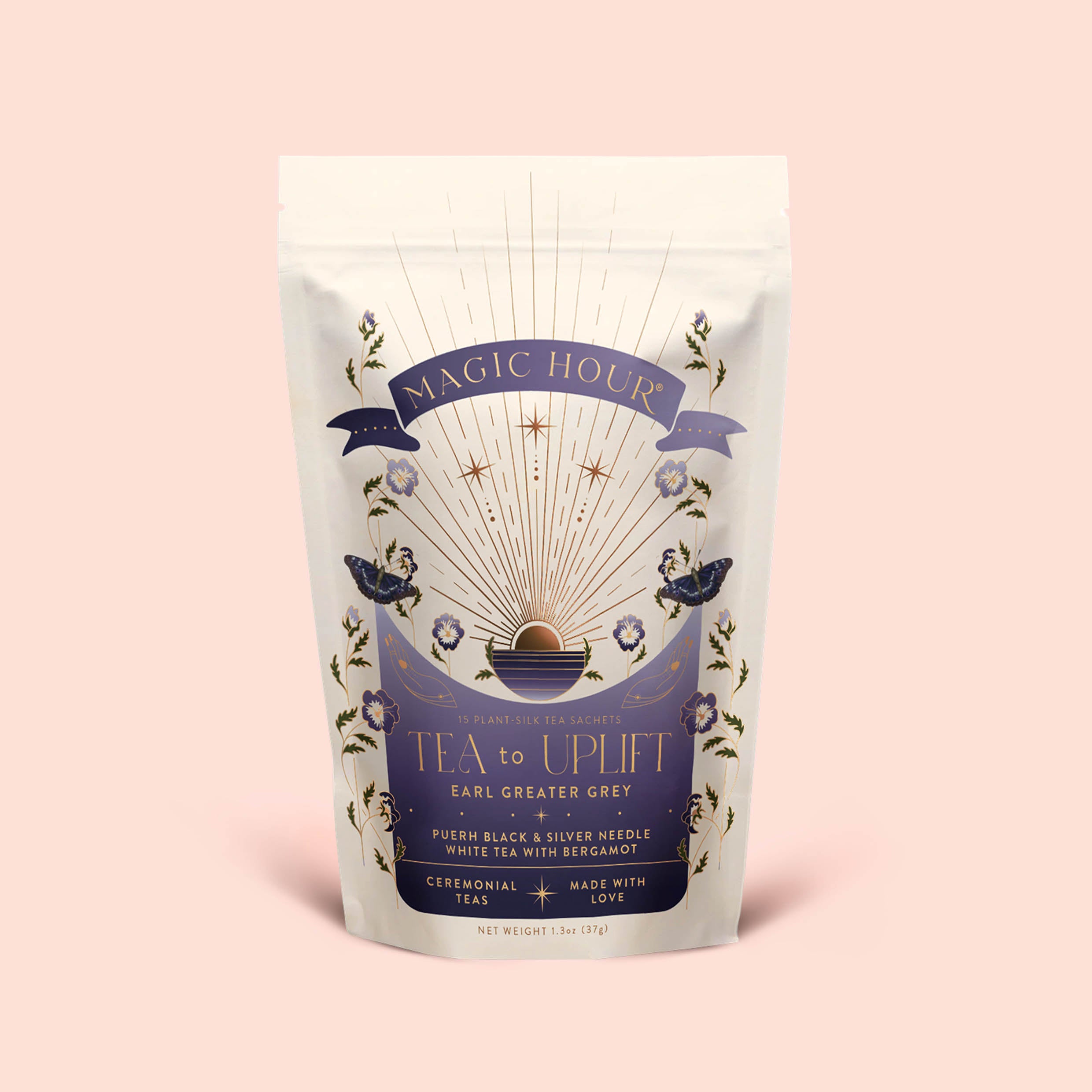 Tea to Uplift: Earl Greater Grey: Black & White Tea with Bergamot