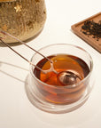 Rose gold loose leaf tea strainer