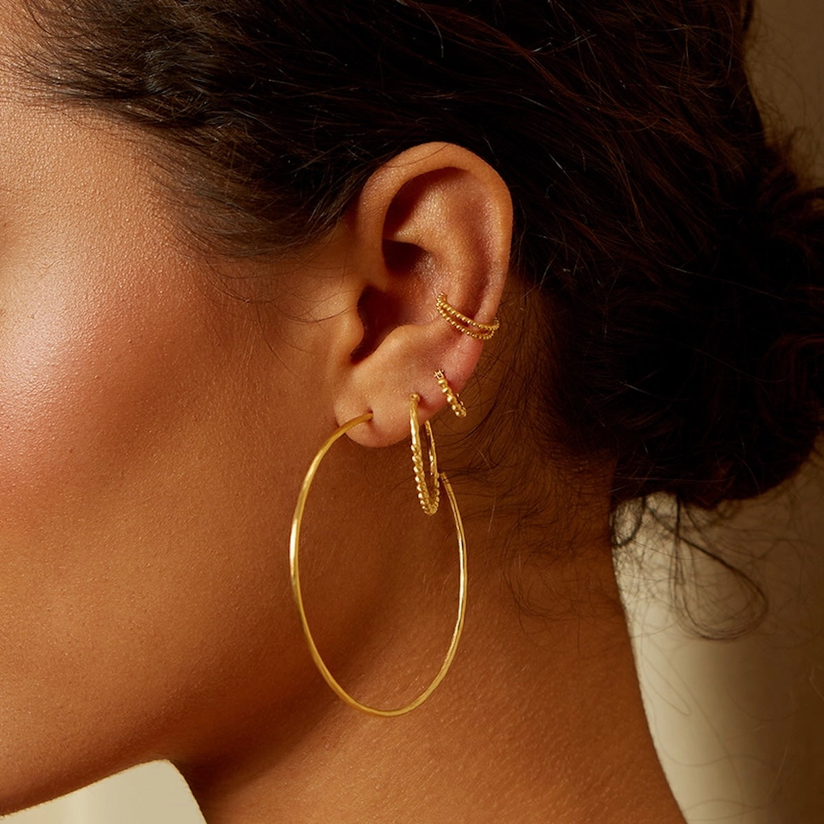 Ongoing Energy Large Hoop Earrings – Magic Hour