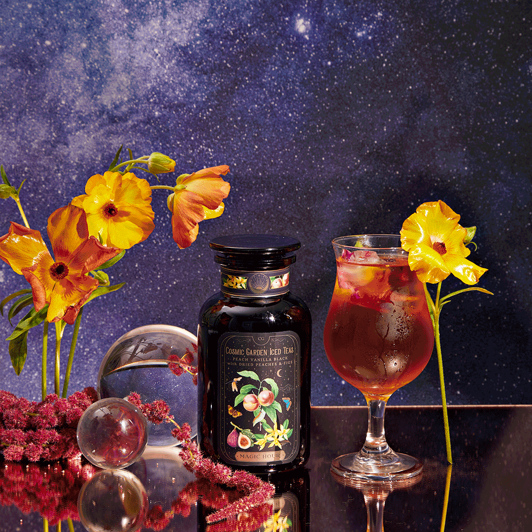 Peach Vanilla Black Iced Tea with Figs | Magic Hour