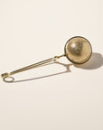 Gold loose leaf tea strainer