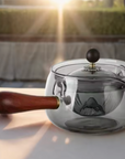 Magic Hour Side Pour Tea Pot - Grey