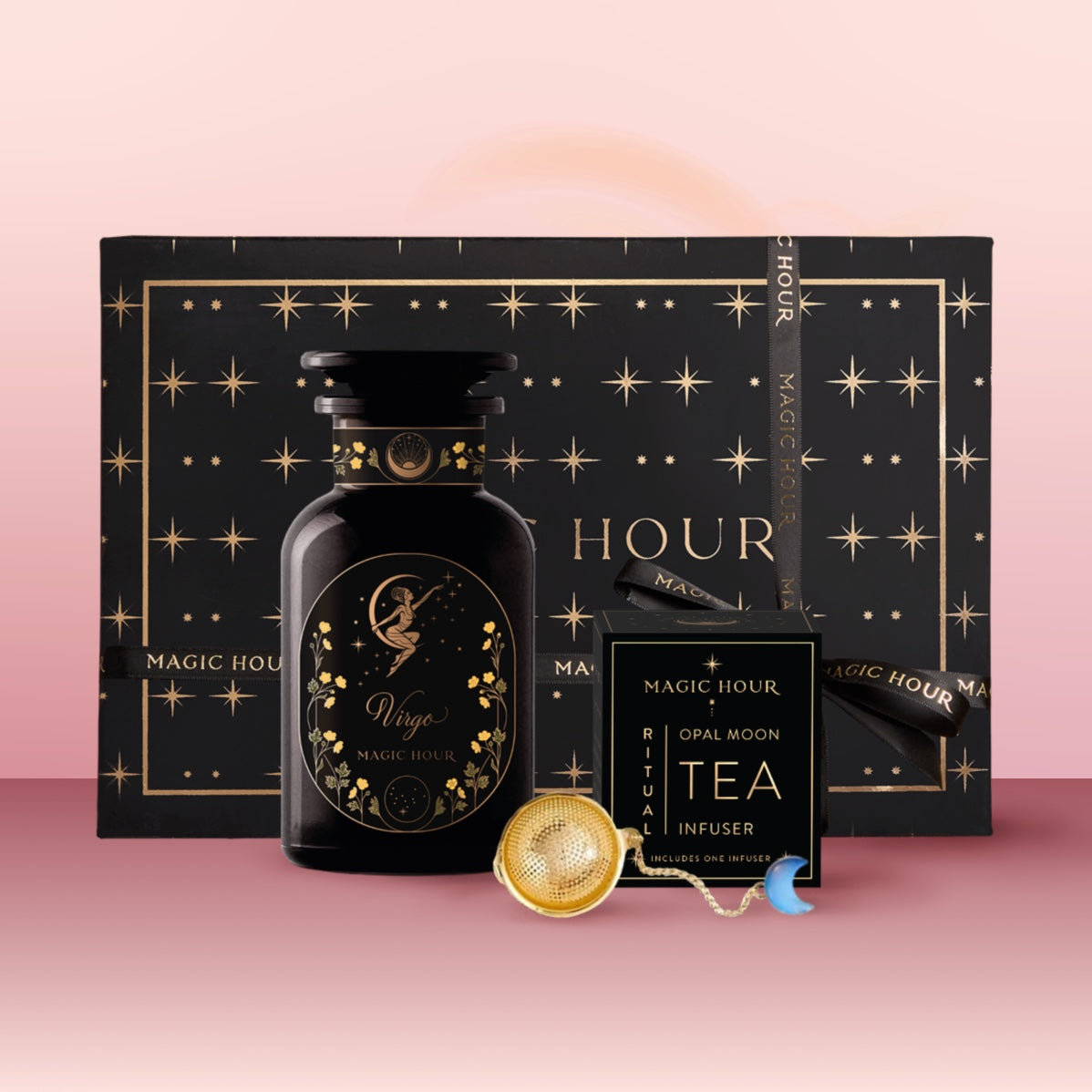 ツキスピリチュアルエナジー TSUKI SPIRITUAL ENERGY 5ml Virgo Astrology Tea Gift Set | Magic Hour Tea