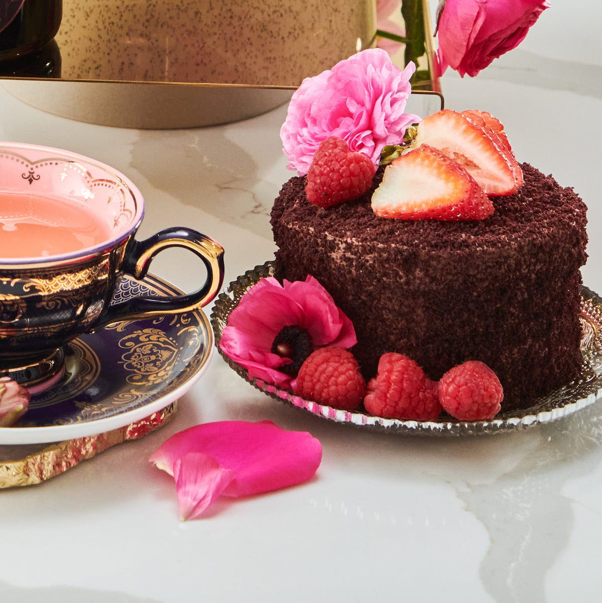 Soulmate: Chocolate-Raspberry-Rose Black Tea - Magic Hour