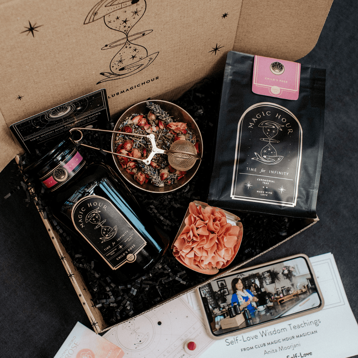 Self-Love Box - Tea & Transformation subscription box | Organic healing tea & Gifts