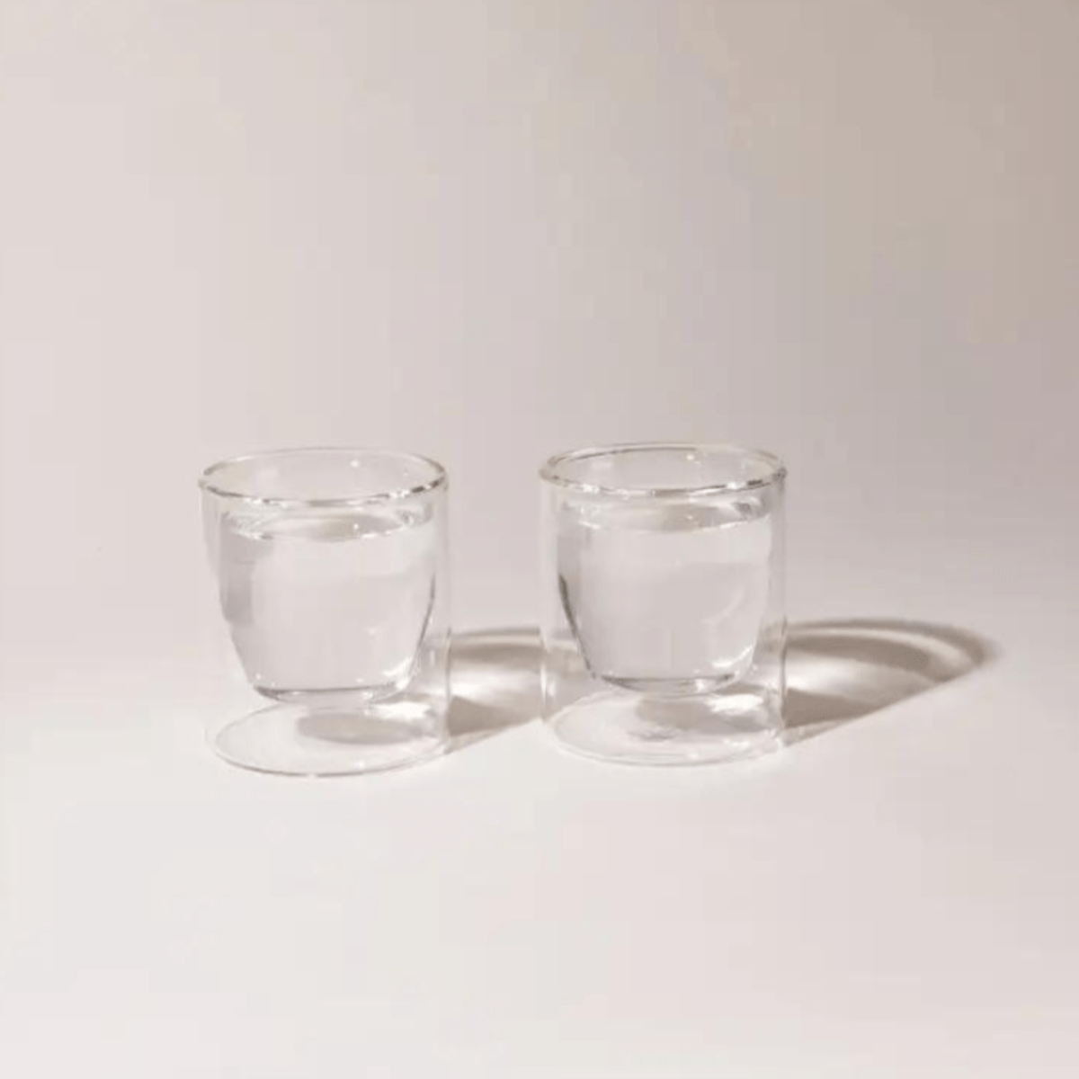 Double Walled Glass Set - Clear – Magic Hour