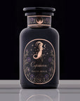 A dark, elegant potion bottle with a zodiac-themed label. The label features "Capricorn" written below an illustration of a mermaid-like figure against a night sky, adorned with floral and celestial designs, and the words "Magic Hour," hinting at the organic loose leaf tea contained within. This is part of their Astrology Bundle: Capricorn, Aquarius, Pisces.
