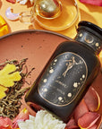 Cancer: Queen of Cool Mango-Ginger-Cream White Tea-Violet Glass Apothecary Jar (60-75 Cups) with 3oz Loose Leaf Tea-Magic Hour