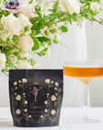 Cancer: Queen of Cool Mango-Ginger-Cream White Tea-Violet Glass Apothecary Jar (60-75 Cups) with 3oz Loose Leaf Tea-Magic Hour