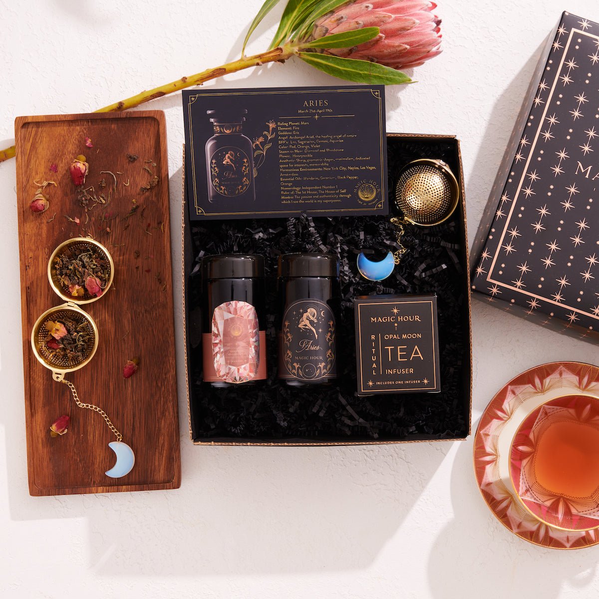 洋楽 MIGHTY CROWN JUGGLAZ Collector's Box Set Astrology Gift Set | Zodiac Tea Gift | Clubmagichour.com – Magic Hour