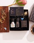 Cosmic Gemstone Mini Gift Set: Astrology Tea & Gemstone Wellness Tea Curated by Birth Month-June: Gemini Sampler Pouch with Pearl Traveler Jar-Magic Hour