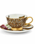 Creatures of Curiosity - Leopard Teacup and Saucer--Magic Hour