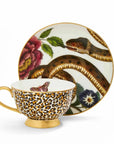 Creatures of Curiosity - Leopard Teacup and Saucer--Magic Hour