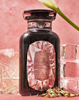 Diamond - Champagne & Strawberry Jasmine White Tea for Beautiful Skin-Violet Glass Apothecary Jar (60-75 Cups)-Magic Hour
