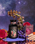 Dragonfruit Lychee Green Iced Tea-Violet Glass Apothecary Jar (Includes with 12 Cold-Steep Sachets)-Magic Hour