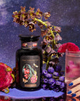 Dragonfruit Lychee Green Iced Tea-Violet Glass Apothecary Jar (Includes with 12 Cold-Steep Sachets)-Magic Hour