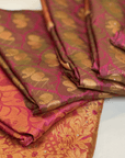 Fancy & Adorned Handmade Sari Aprons-Hand Jeweled Black & Silver 