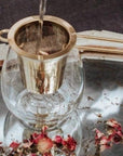 Midas Touch- Gold Tea Strainer - Tea & Transformation subscription box | Organic healing tea & Gifts