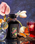 Guava Pomegranate Black Iced Tea-Violet Glass Apothecary Jar (Includes with 12 Cold-Steep Sachets)-Magic Hour