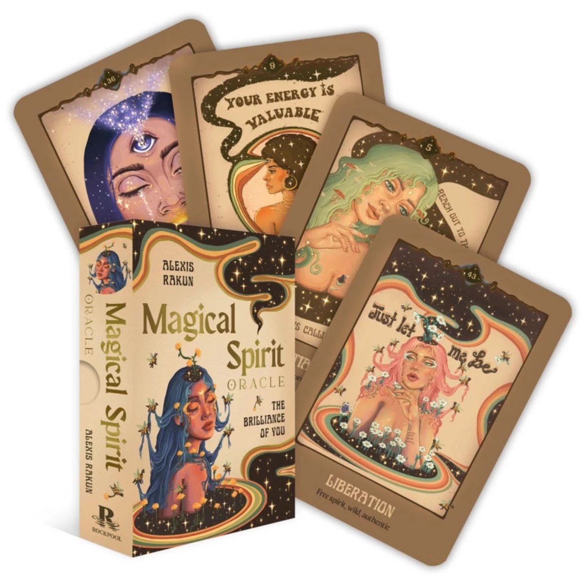 Magical Spirit Oracle: Gilded Cards &amp; Guidebook--Magic Hour
