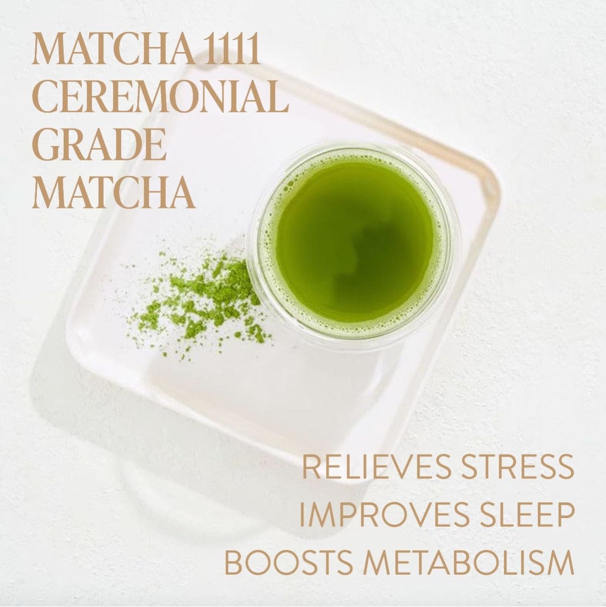Matcha 1111 : Highest Grade of Ceremonial Matcha-Bio-Violet Glass Jar (60+ servings)-Magic Hour