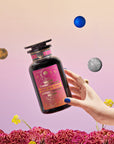 Mercury Mint Daytime : Vanilla Mint Lavender Jasmine Black Tea-Violet Glass Apothecary Jar (Up to 65 Cups!)-Magic Hour