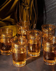 Moroccan Gold Glassware Set--Magic Hour