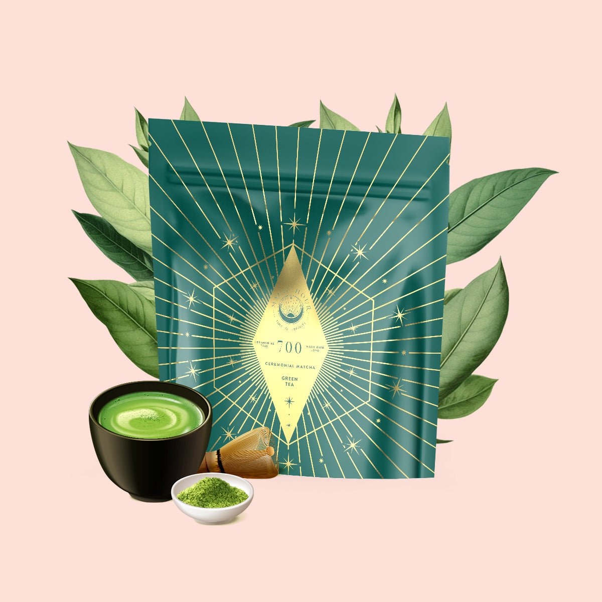 Organic Ceremonial Matcha 700 Refill Pouch-60g Luxe Refill Pouch (60 servings)-Magic Hour