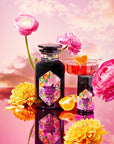 Pink Moment Pixie - Hibiscus Tangerine Dream Herbal Tea-Violet Glass Apothecary Jar (up to 65 cups!)-Magic Hour