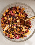 Pink Moment Pixie - Hibiscus Tangerine Dream Herbal Tea-Violet Glass Apothecary Jar (up to 65 cups!)-Magic Hour
