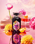 Pink Moment Pixie - Hibiscus Tangerine Dream Herbal Tea-Violet Glass Apothecary Jar (up to 65 cups!)-Magic Hour