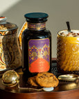 Pumpkin Spice Fireside Chai-Violet Glass Apothecary Jar (up to 75 cups)-Magic Hour