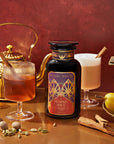 Pumpkin Spice Fireside Chai-Violet Glass Apothecary Jar (up to 75 cups)-Magic Hour
