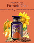 Pumpkin Spice Fireside Chai-Violet Glass Apothecary Jar (up to 75 cups)-Magic Hour