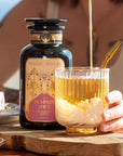Pumpkin Spice Marzipan White-Violet Glass Apothecary Jar (up to 60 cups)-Magic Hour