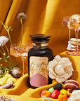 Pumpkin Spice Marzipan White-Violet Glass Apothecary Jar (up to 60 cups)-Magic Hour