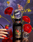 Strawberry Shortcake Iced Tea with Hibiscus-Violet Glass Apothecary Jar (Includes with 12 Cold-Steep Sachets)-Magic Hour