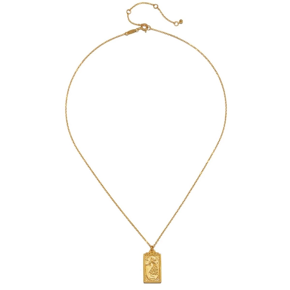 The Lovers Tarot Card Necklace--Magic Hour