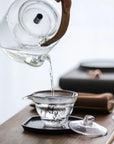 Traditional Glass Gaiwan Teapot--Magic Hour