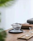 Traditional Glass Gaiwan Teapot--Magic Hour