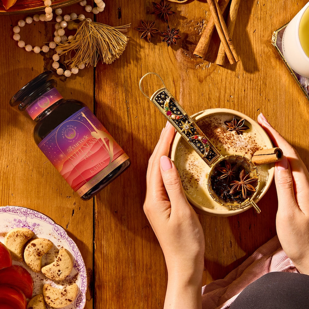 Evening Ayurvedic Tea Rituals for Deep Sleep & Wellness