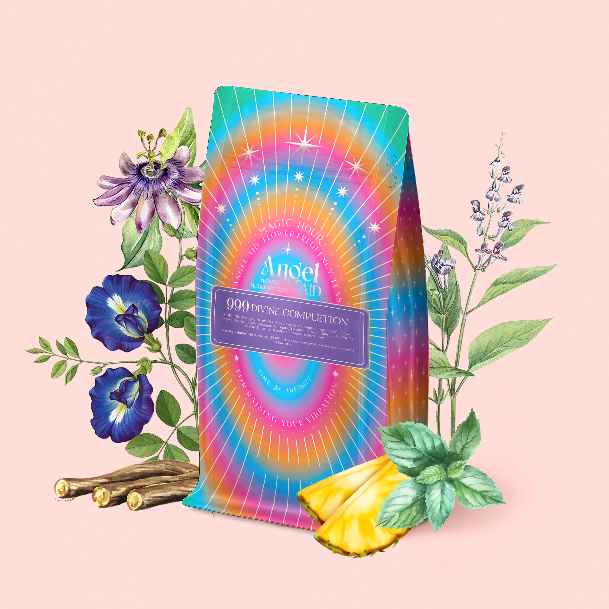 No.3179 l Magic TG 40g 3個 999: Adaptogenic Pineapple-Mint-Jasmine Herbal Tea | Magic Hour