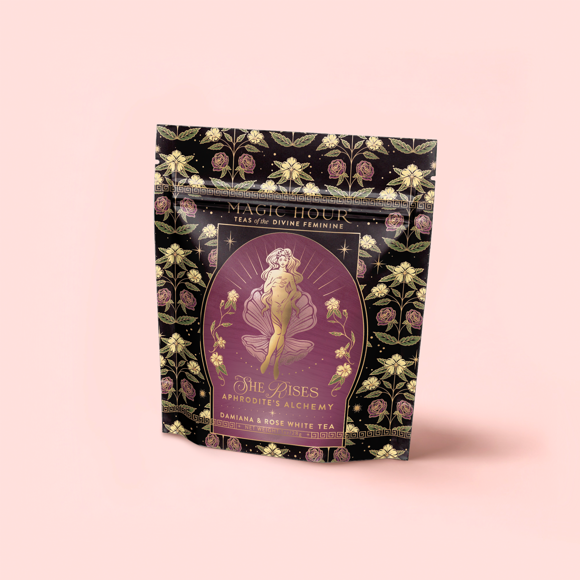 Aphrodite's Alchemy - Damiana & Rose White Tea – Magic Hour Aphrodite's Alchemy - Damiana & Rose White Tea – Magic Hour