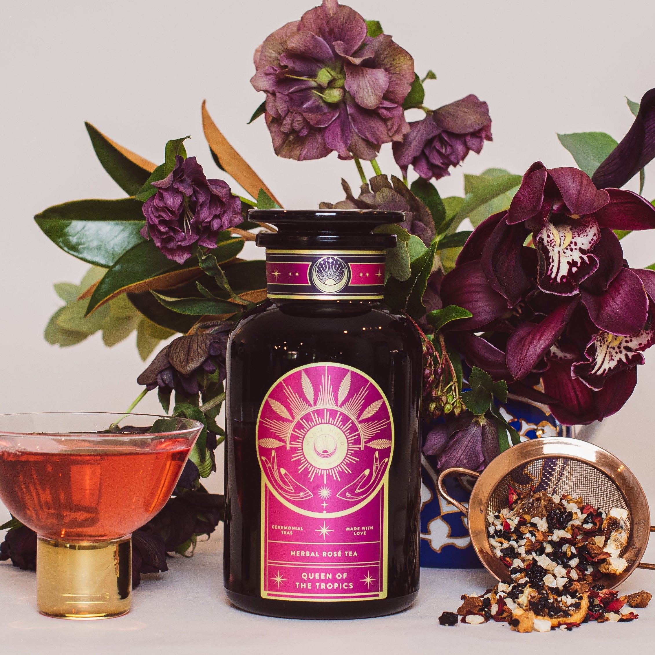 Queen of the Tropics: Rosé all Day Alternative Tea | Magic Hour