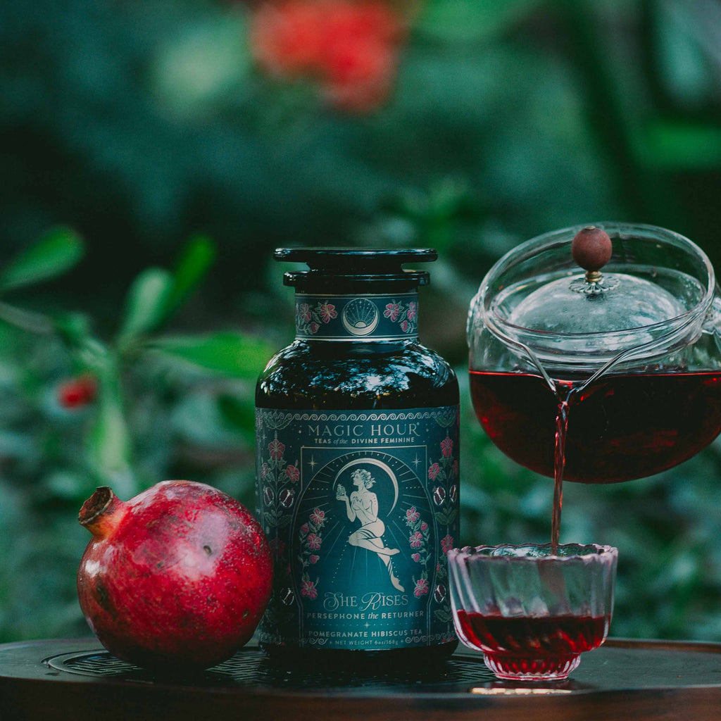Persephone's Potion: Pomegranate & Jasmine Green Tea – Magic Hour